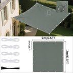Waterproof UV Protection Canopy Outdoor Sun Shade Sail with Grommets 2/3/4/5M for Outdoor Garden Pool Patio Sunshade Cloth Tent