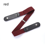 New 4/3/2/1PC Stretch Elastic Waist Band Invisible Belt Buckle-Free Belts for Women Men Jean Pants Dress No Buckle Easy To Wear