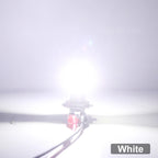 2x Three Sides Light H7 H8 LED Headlight Kit With Fan Canbus Error Free 6500K Wireless Turbo Driving Headlamp Replacement Bulbs