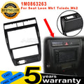 1M0863263 For Seat Leon Mk1 Toledo Mk2 1998 - 2006 New Air Outlet Radio Frame Central Console Panel Cover black car accessories