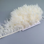 10-15cm Marabou Feathers Trim DIY Wedding Turkey Feather Ribbon Crafts Sewing Clothing Party Plume Handmade Home Decor