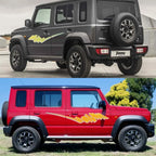 Car Stickers For SUZUKI JIMNY XL WAGON JC74 4Door 2023-24 Auto Door Side Decal Kit  Waterproof Vinyl Film Car Accessories