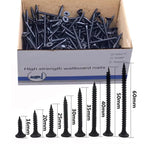 1 box/0.5kg lot drywall screw Cross Countersunk Flat Head Self-tapping Screw M3.5 Black Carbon Steel Phillips woodworking screw