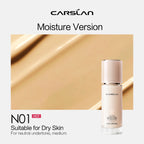 CARSLAN Liquid Foundation Matte Full Coverage Oil Control, Shade 3.0 N01/P01/P02, 23-45ml