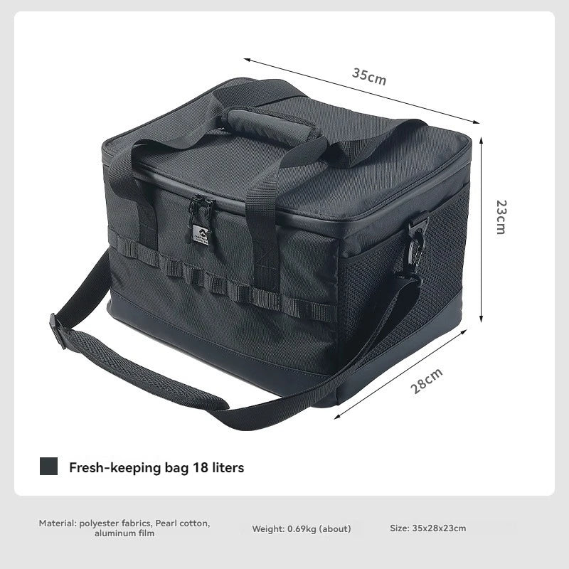 Keep Drinks & Food Fresh: CAMPINGMOON 18L Insulation Bag for Outdoors