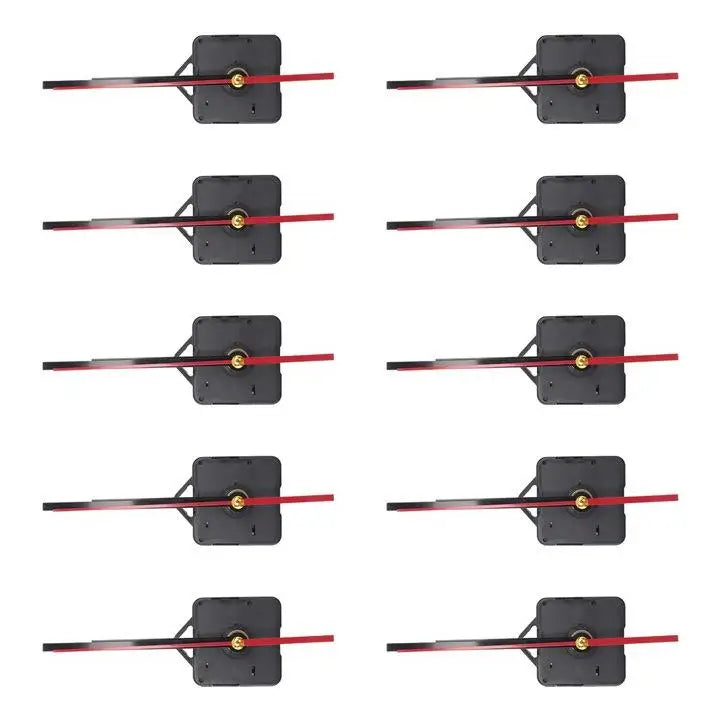 Exquisite- 10pcs DIY Clock Movement Mechanism Silent Quartz Wall DIY Clock Hands Kit Repair Replacement Tool Parts
