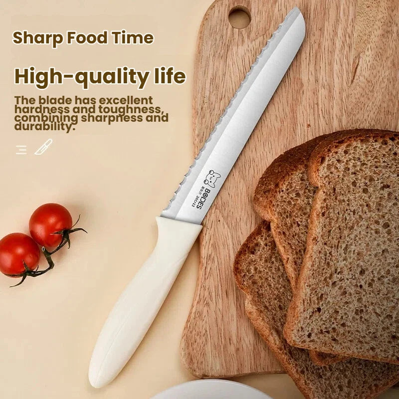 Bread Knife Serrated Special Knife For Making Sandwiches Beignet Cutlery Baguette Specialt Toast Slicing Knife For Baking Tool