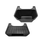 Rear Seat Storage Box For Tesla Model Y 2021-2024 Organizer Center Console Bins Backseat Trash Can Garbage Bag Under Seat Tray