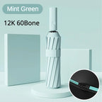 Super Strong Windproof Automatic Umbrella for Men and Women, 72 Bone, Large Rainproof, Sun UV Protection, Folding Rain Umbrellas
