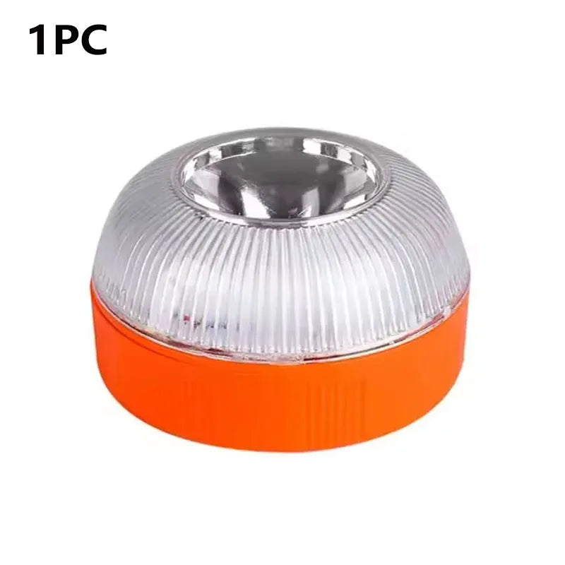 1/2/3/4PC LED Car Emergency Light Flashing Magnetic Induction Strobe Warning Portable Road Accident Safety Accessory