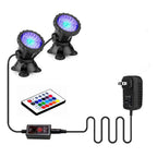 IP68 Waterproof Underwater LED Lights 12V RGB Multicolour Aquarium Light Garden Fountain Pond Fish Tank Swimming Pool Spot Lamp