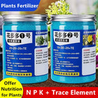 200g Garden Water-soluble Fertilizer For Plants Flowers Bonsai Succulent 20-20-20+te Npk Compound Fertilizer With Trace Element