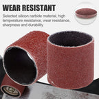 XCAN 384pcs Sanding Drums Kit 80-600 Grit Sanding Bands Sleeves with Drum Mandrels for Dremel Nail Drill Rotary Abrasive Tools