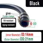 Car Motorcycle Truck Van Fuel line hose NBR Oil Resistant Diesel Hose Vacuum Hose ID 4 5 6 8 10 12 14 16 19 20 22 25 mm Oil Pipe