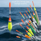 FTK Fishing Float Set 20pcs Vertical Buoy Lure Float Accessories, Multi-Function