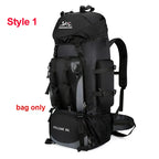 90L Waterproof Hiking Camping Backpack Trekking Bag Rucksack Large Capacity Travel Outdoor Sports Bags Camping Equipment Men