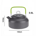 0.8L green handle
