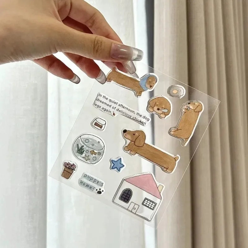 Girlish Cute Pink Fruit Ice Cream 3D Relief Stickers High-quality Epoxy Resin Jelly Decals for IPad Laptops Phone Case DIY Decor