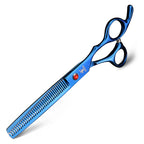 7-inch hair scissors 6cr13 steel hairdresser cutting scissors and thinning scissors or pet scissors