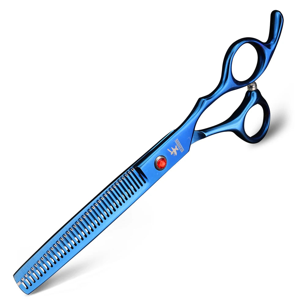 7-inch hair scissors 6cr13 steel hairdresser cutting scissors and thinning scissors or pet scissors
