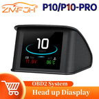 HUD OBD2 Head up Display For Car Smart Gauge Digital Speed RPM Water Temp Fuel Consumption Smart Car System Car Accessoires