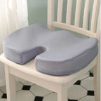 Travel Seat Cushion Memory Foam U-Shaped Pillow for Chair Car Office Hip Support Breathable Comfortable Pad Lumbar Back