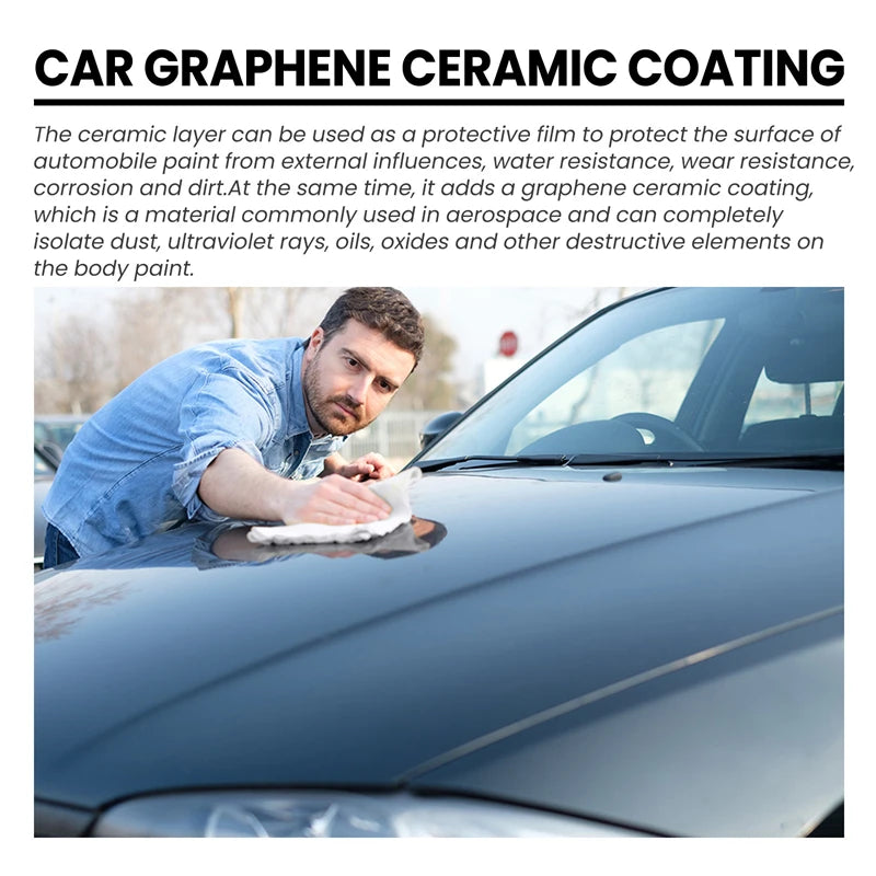Car Nano Ceramic Coating Car Wax Nano Paint Sealant Hydrophobic Protective Coating Car Detailing Kit for Shine Car Polish 70ml
