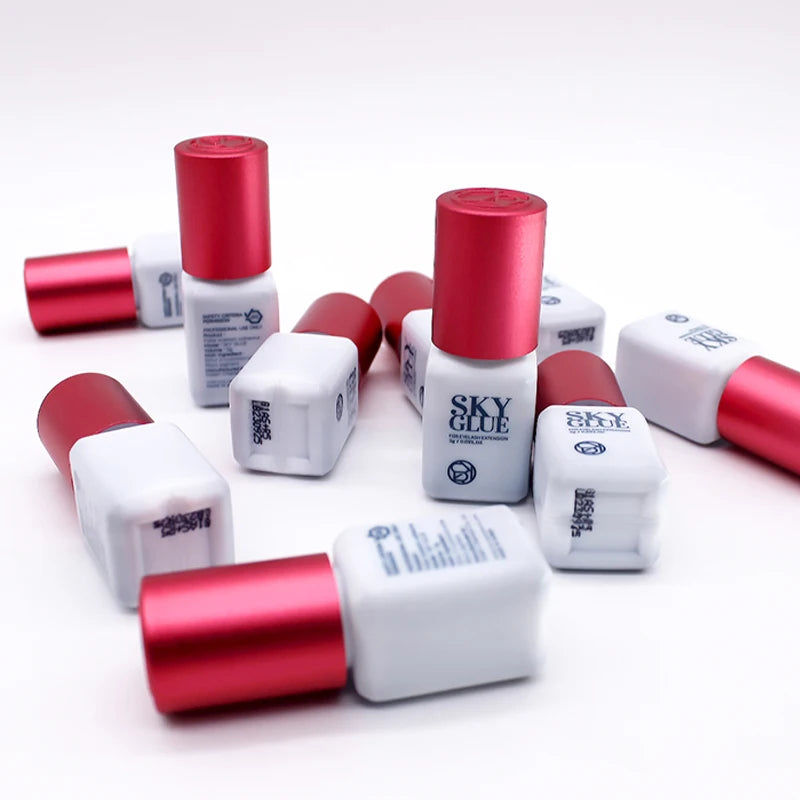 Sky S+ Plus Eyelash Extension Glue Red Cap 5ml, 10 Bottles Set