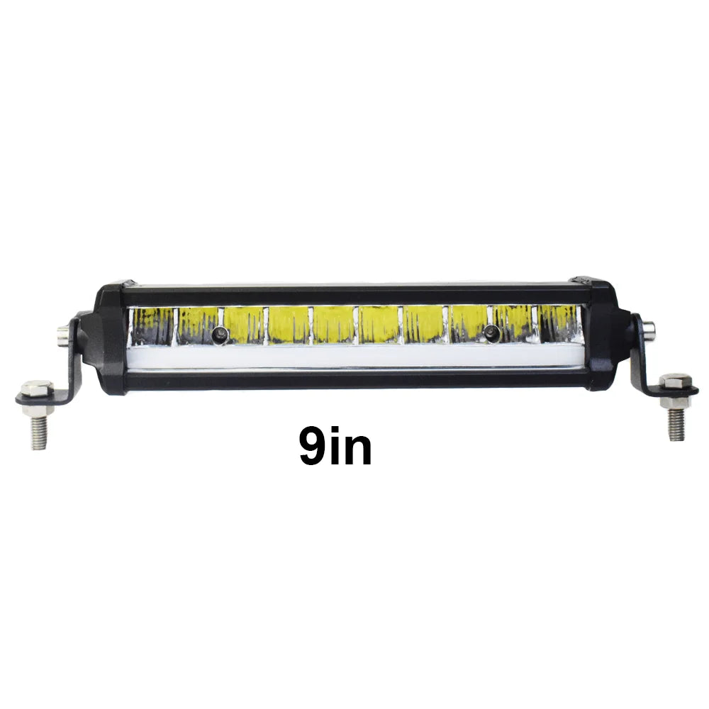 JANLN7 LED Light Off Road Driving Bar Spotlight 21“ 15” 9“ App AI RGB DRL Car Truck SUV ATV UTV Boat 150W 100W 50W 12V 24V
