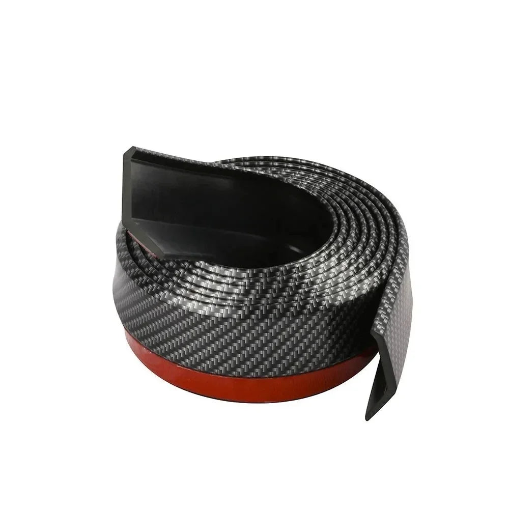 Universal Car Bumper Lip 2.5M Stickers Car Front Bumper Lip Rubber Car Bumper Protectors Exterior Mouldings Bumper Lip Strip