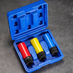 1/2- Inch Drive Wheel Protector Impact Socket, 1/2" Thin Wall Deep Impact Socket Set Plastic Sleeve Lug Nut, 6 Point,Metric