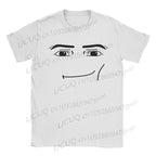 Y2k Anime Robot Robloxs Face Graphic Cotton T-Shirt Funny Men Women Clothes Tee Shirt  Hombre Unisex High Quality Cosplay Tops