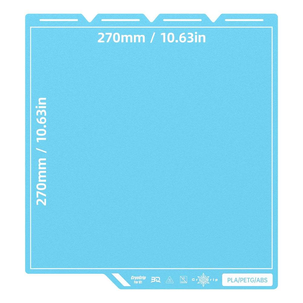 BIGTREETECH CryoGrip Pro Cool Plate Frostbite/Glacier Sheet Spring Steel For Snapmaker U1 Elegoo Centauri Carbon