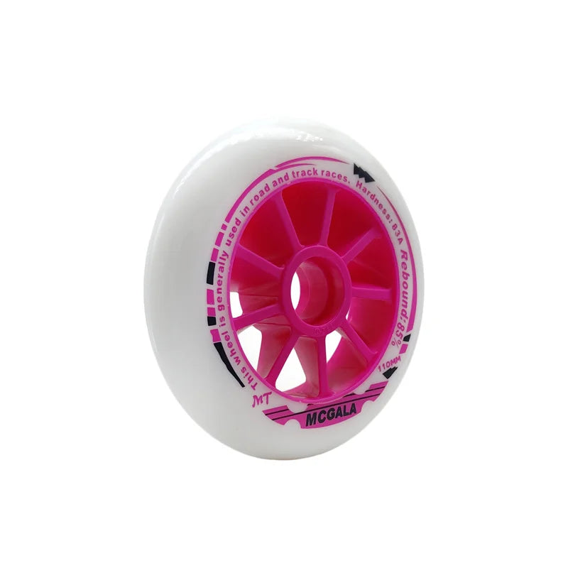 8 Pcs/lot Speed Skating wheels High Response Matter Juice Roller Skates Speeding Racing Wheel 90mm 100mm 110mm Free Shipping