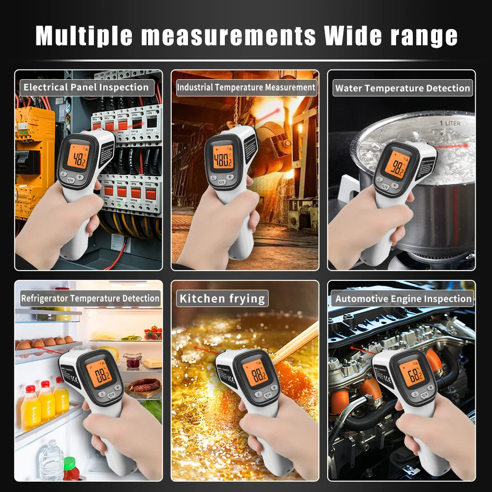 SNAKOL Infrared Non-Contact Thermometer Handheld Temperature Gun SK-400A/SK-400B/SK-550B
