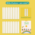 48/6 PCS Dust Free Solid Non-toxic Water Chalk Whiteboard Blackboard Drawing Pens Colorful Chalk Markers Office School Supplies