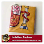 Embroidered Spain Flag Outdoor Durable Waterproof Thicken Oxford Fabric 90x150cm Home Garden National Spanish Flags Banners