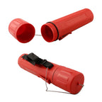 Red Welding Rod Storage Tube Container MMA Electrode Holder 4.5kg Capacity Rod Guard Electrode Rod Storage Protection