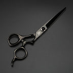 XUANFENG black Mirror Hair Scissors 6-inch JP440C Barber Cutting Scissors and Thinning Scissors Very Cool