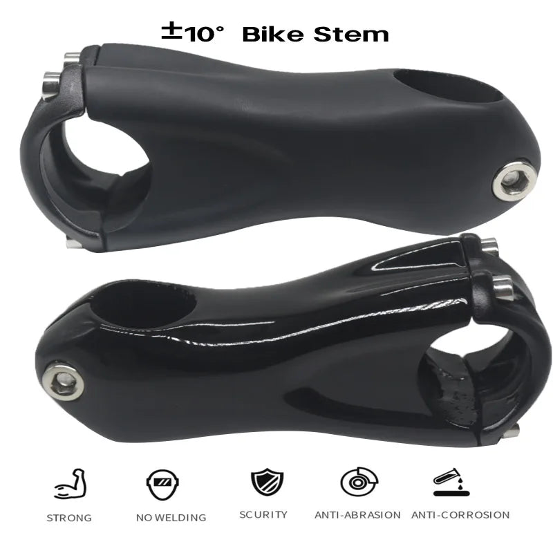 Bicycle Stem Carbon MTB/Road Bike ±10 degrees Stems 80/90/110/110/120/130mm 28.6 mm fork  31.8mm handlebar bike frame parts