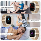 LAXASFIT New Smart Watch HD Display Answer Call Make Calls Message Preview Sport Modes Smartwatch DIY Dial Men Women