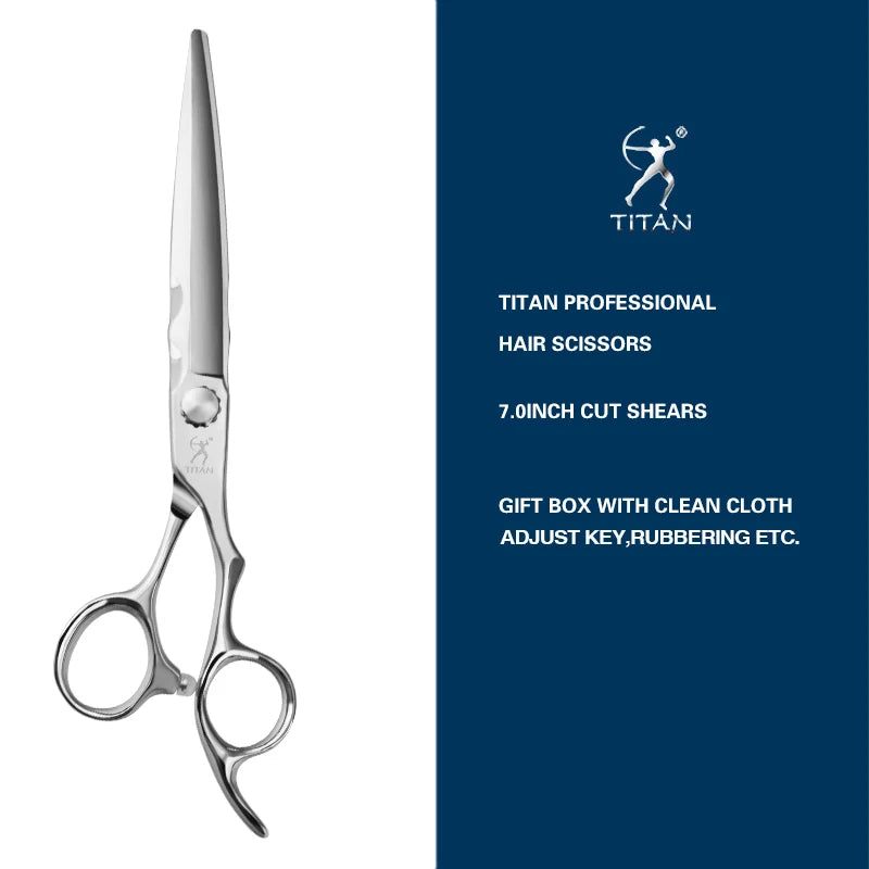 TITAN Hair Cutting Scissors Hairdressing Scissors Professional Barber Scissors Salon Tool ATS314 Steel