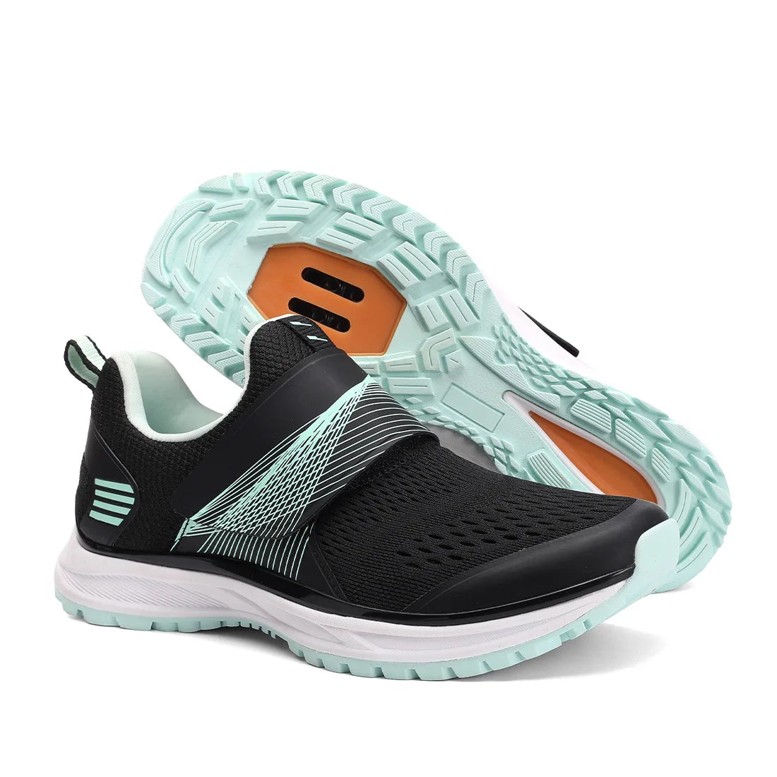 Women's SPD MTB Cycling Shoes Hard Sole Indoor Spin Bike Sneakers, Sizes 36-42