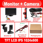 Car 5 inch Monitor AHD IPS CVBS LCD TFT 1080P Brake Light reverse camera for Ducato Ram ProMaster Peugeot Boxer Citroën Jumper