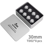 Qanba Gravity KT Arcade buttons Mute snap-in button Multiple trigger stroke adjustments 30mm Arcade Joystick DIY Parts (8Pcs)