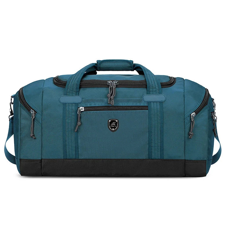 Large Capacity Travel Bag Weekender Overnight Duffle Bags with Compartment Sports Fitness Bags for Camping Outdoor Activities