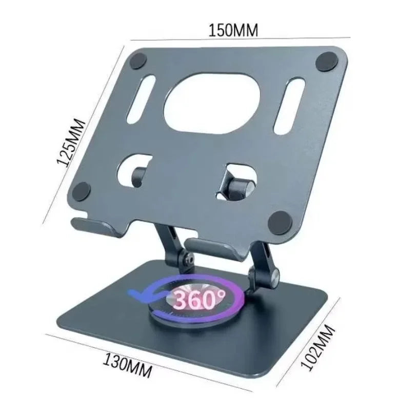 360° Rotation Universal Phone Tablet Holder Foldable Desktop Lazy Stand For iPhone 16 iPad Samsung Galaxy Tab Xiaomi Pad Mount