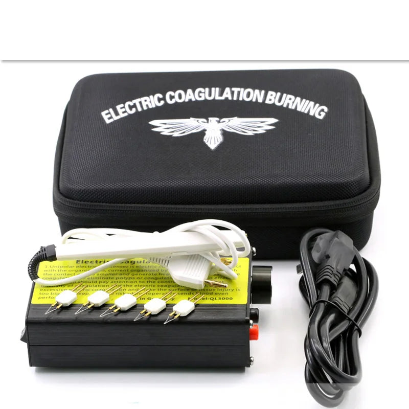 Desktop electrocoagulation hemostatic eyelid tool, electric heating double eyelid device