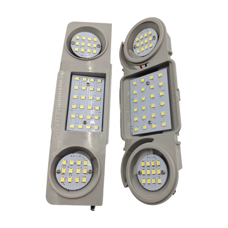 bright 2pcs For VW Passat CC B6 B7 Golf Tiguan Touran Scirocco Skoda Superb Octavia Car Interior Dome Roof Lights 48 LED