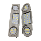 bright 2pcs For VW Passat CC B6 B7 Golf Tiguan Touran Scirocco Skoda Superb Octavia Car Interior Dome Roof Lights 48 LED